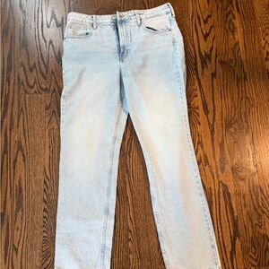 H&M Light Blue Straight-Leg Women's Jeans